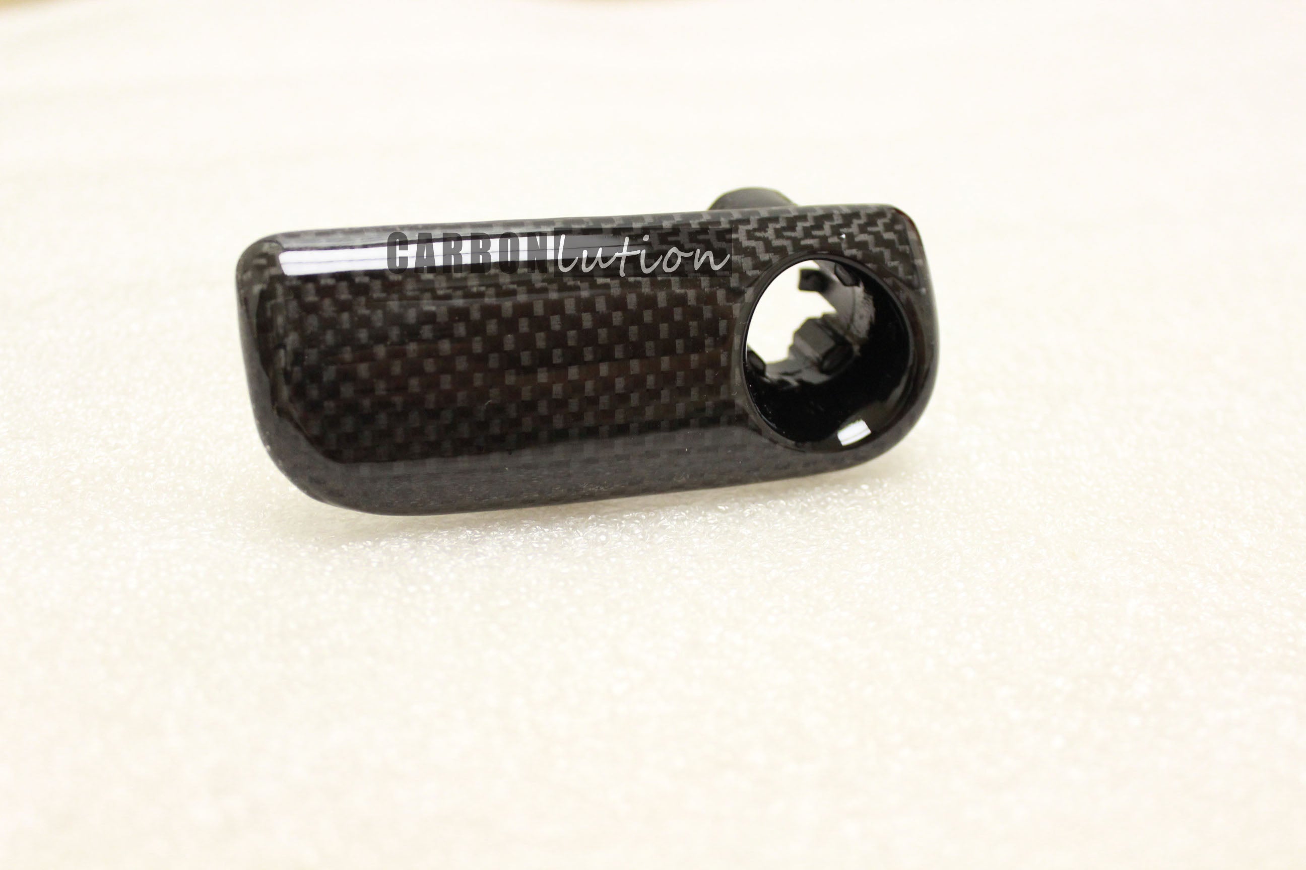Carbon fiber glove box handle