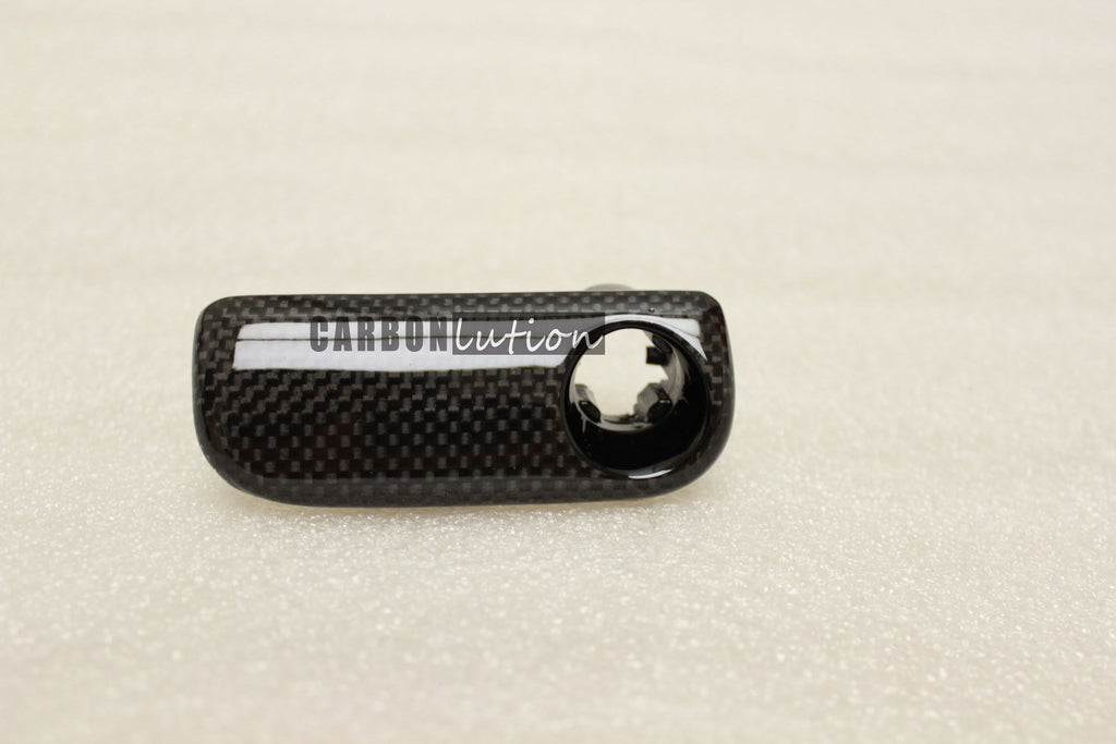 Carbon fiber glove box handle
