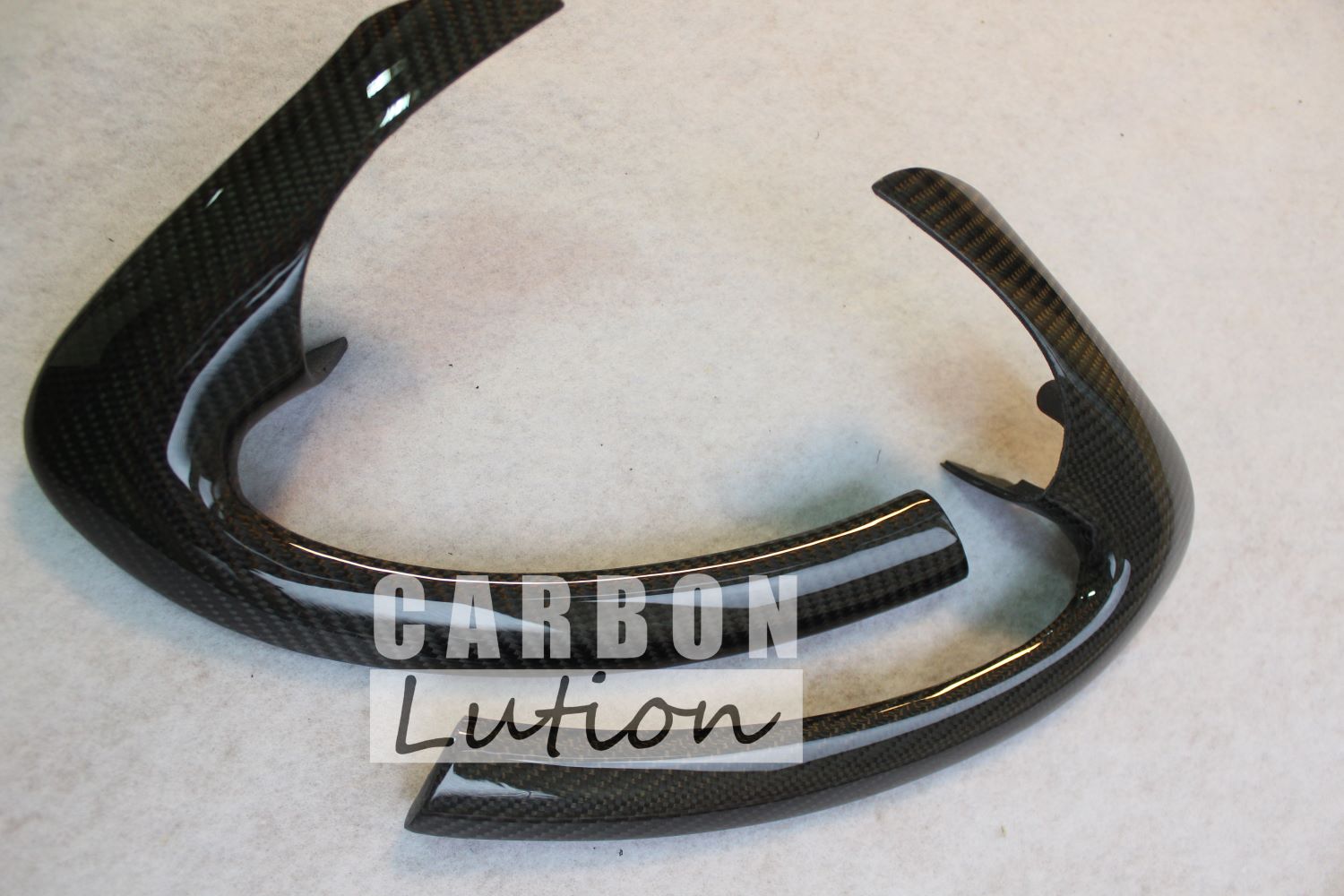 Carbon fiber door pull trim for Porsche 996