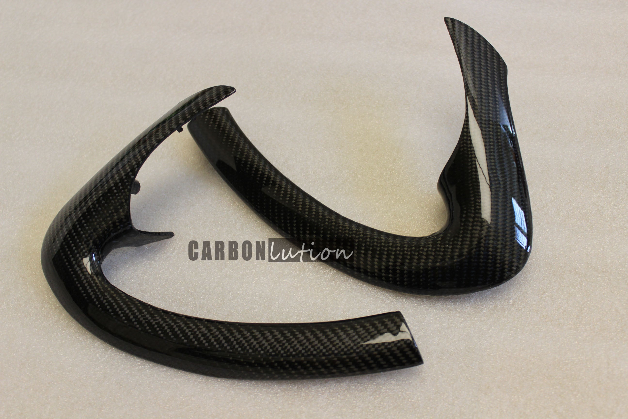 Carbon fiber door pull trim for Porsche 996