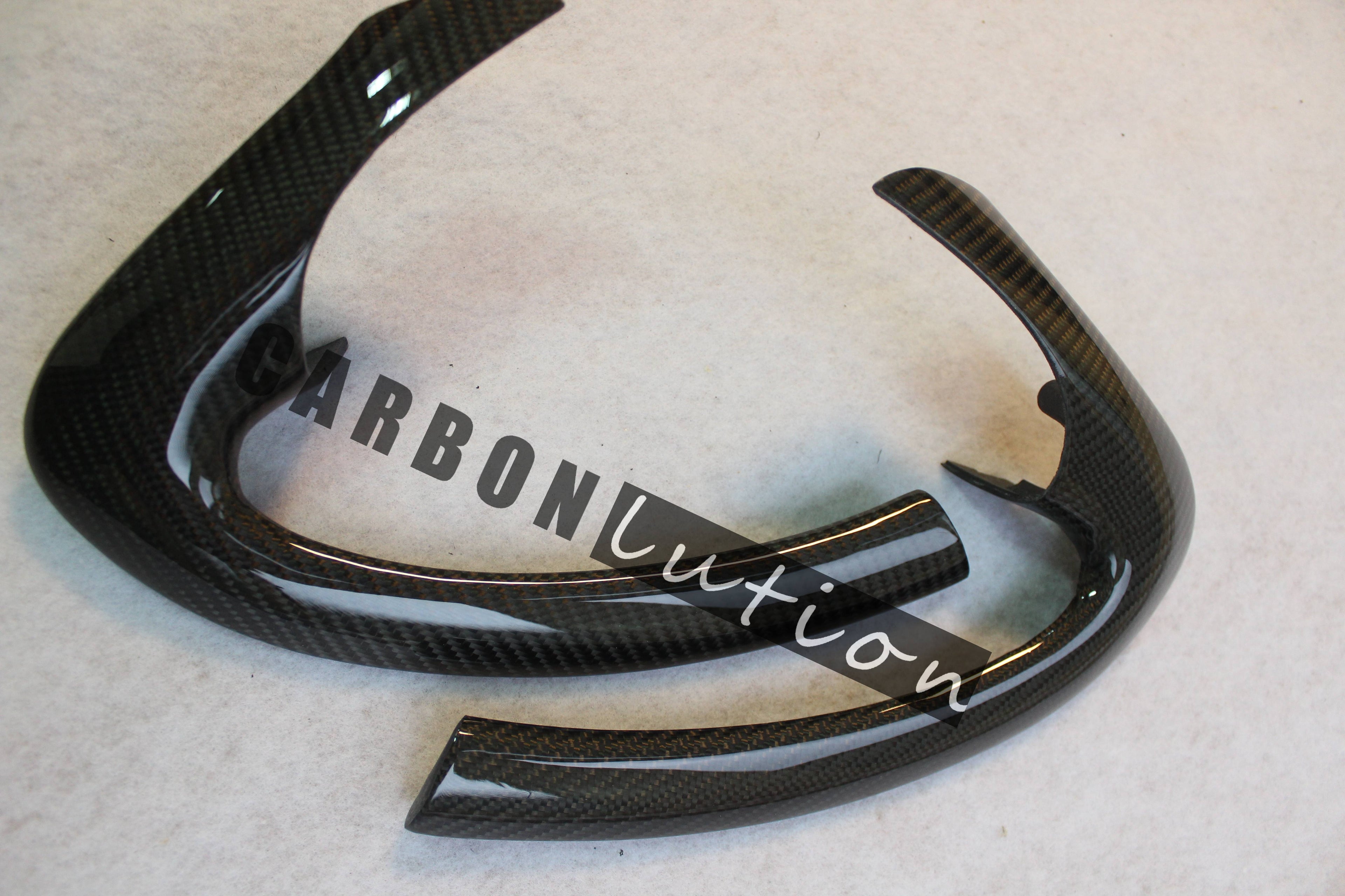Carbon fiber door pull trim for Porsche 996