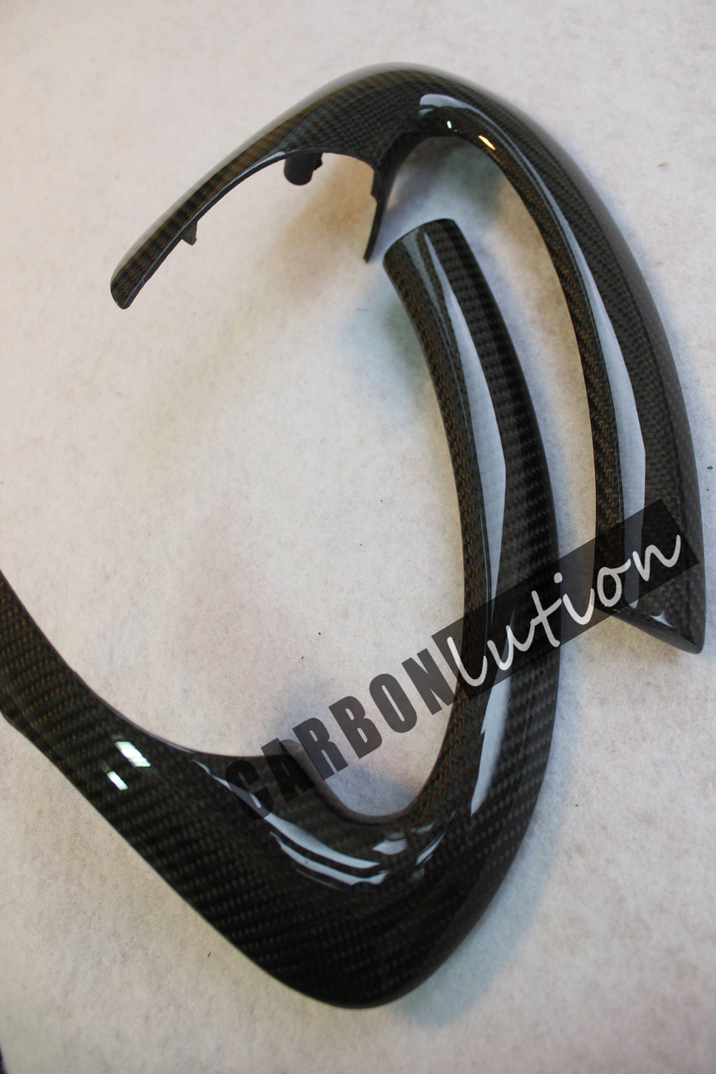 Carbon fiber door pull trim for Porsche 996