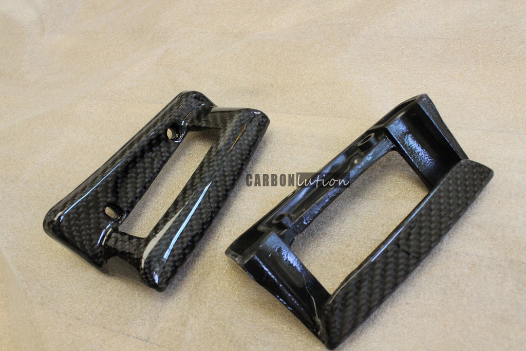 Carbon fiber exterior door handles