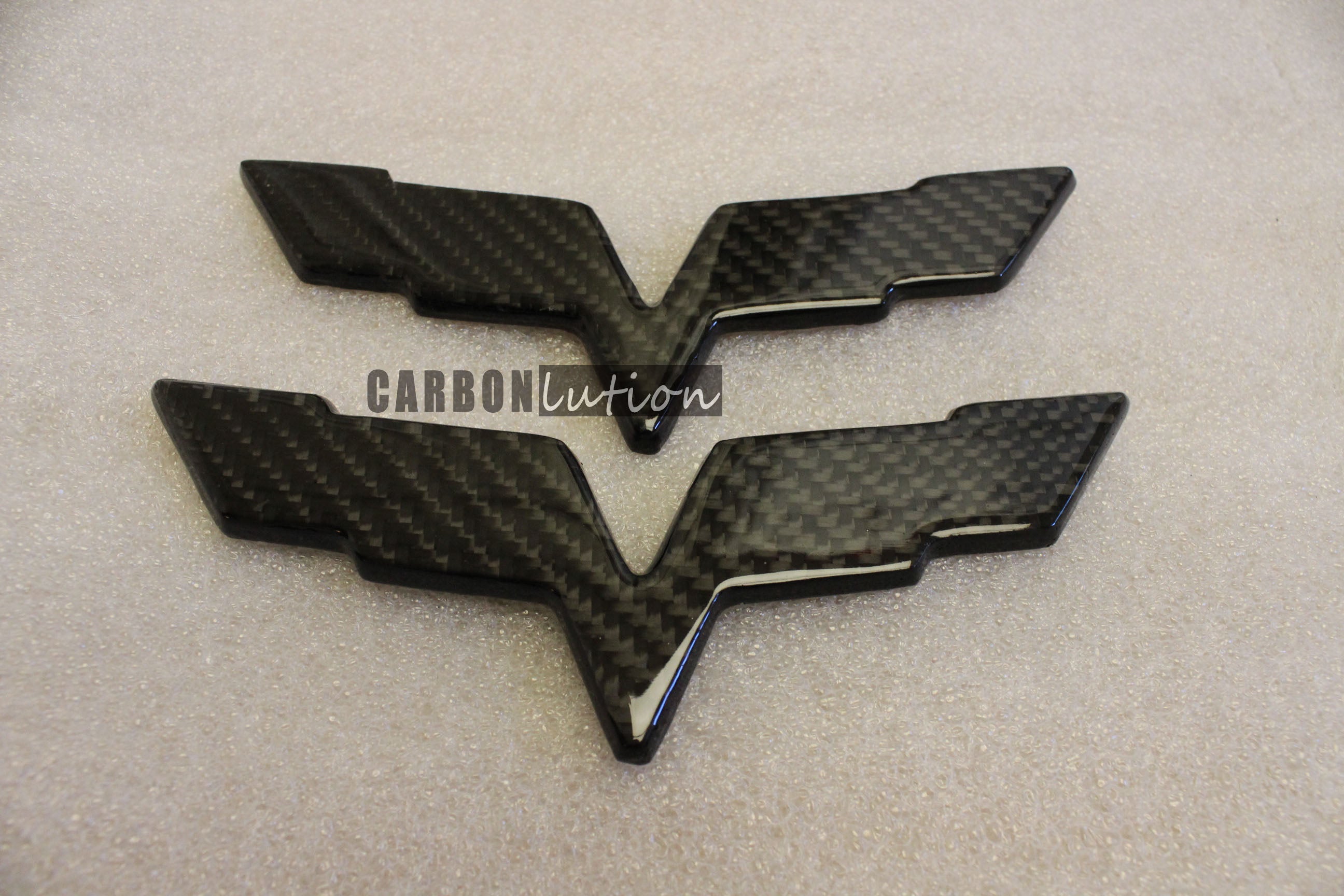 Corvette C6 carbon fiber emblem