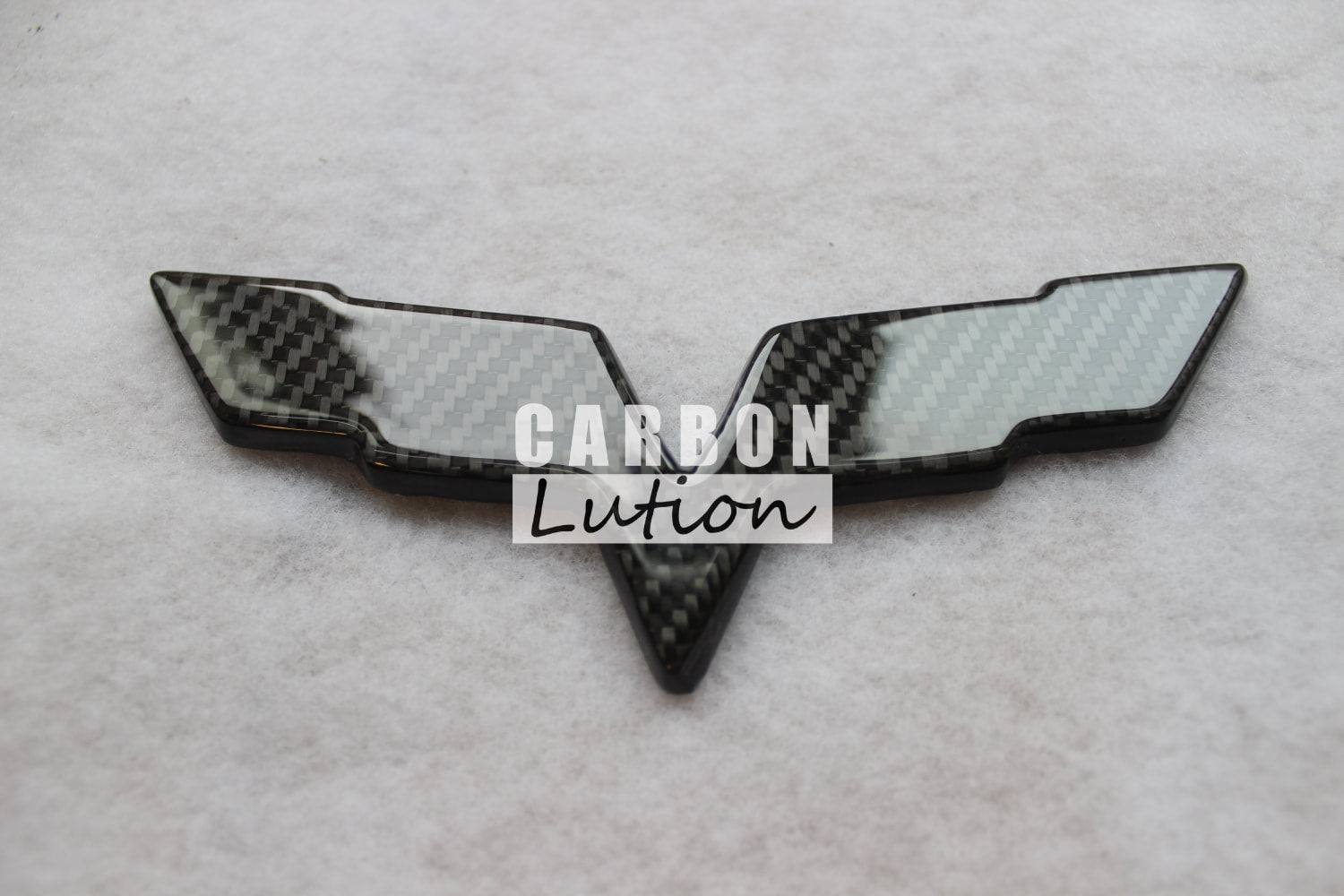 Corvette C6 carbon fiber emblem