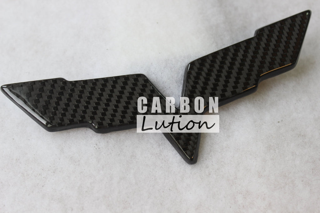 Corvette C6 carbon fiber emblem
