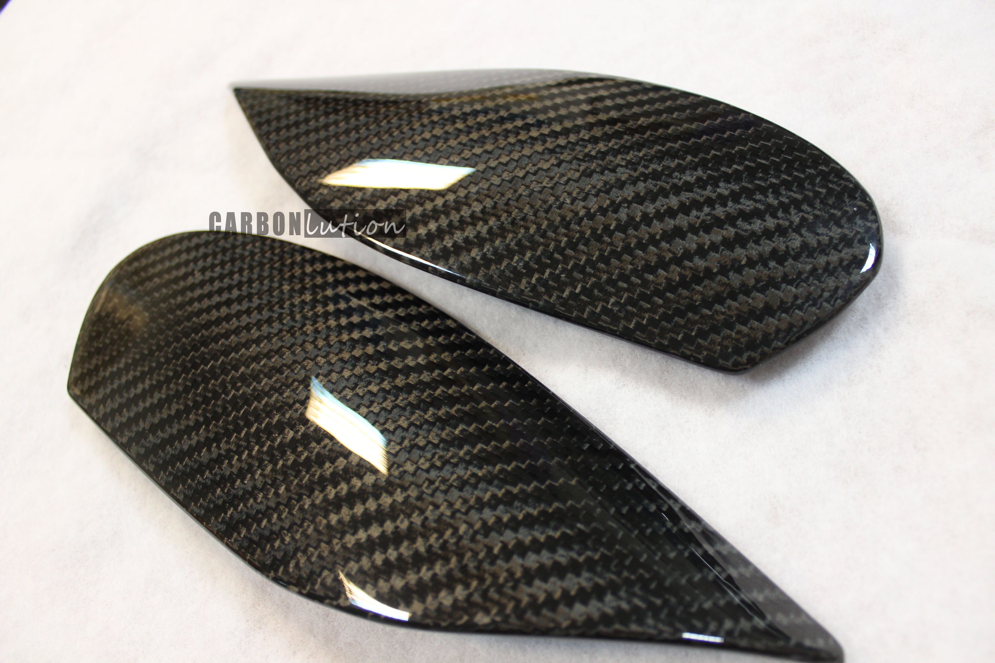 996/986 Carbon fiber center console side pad