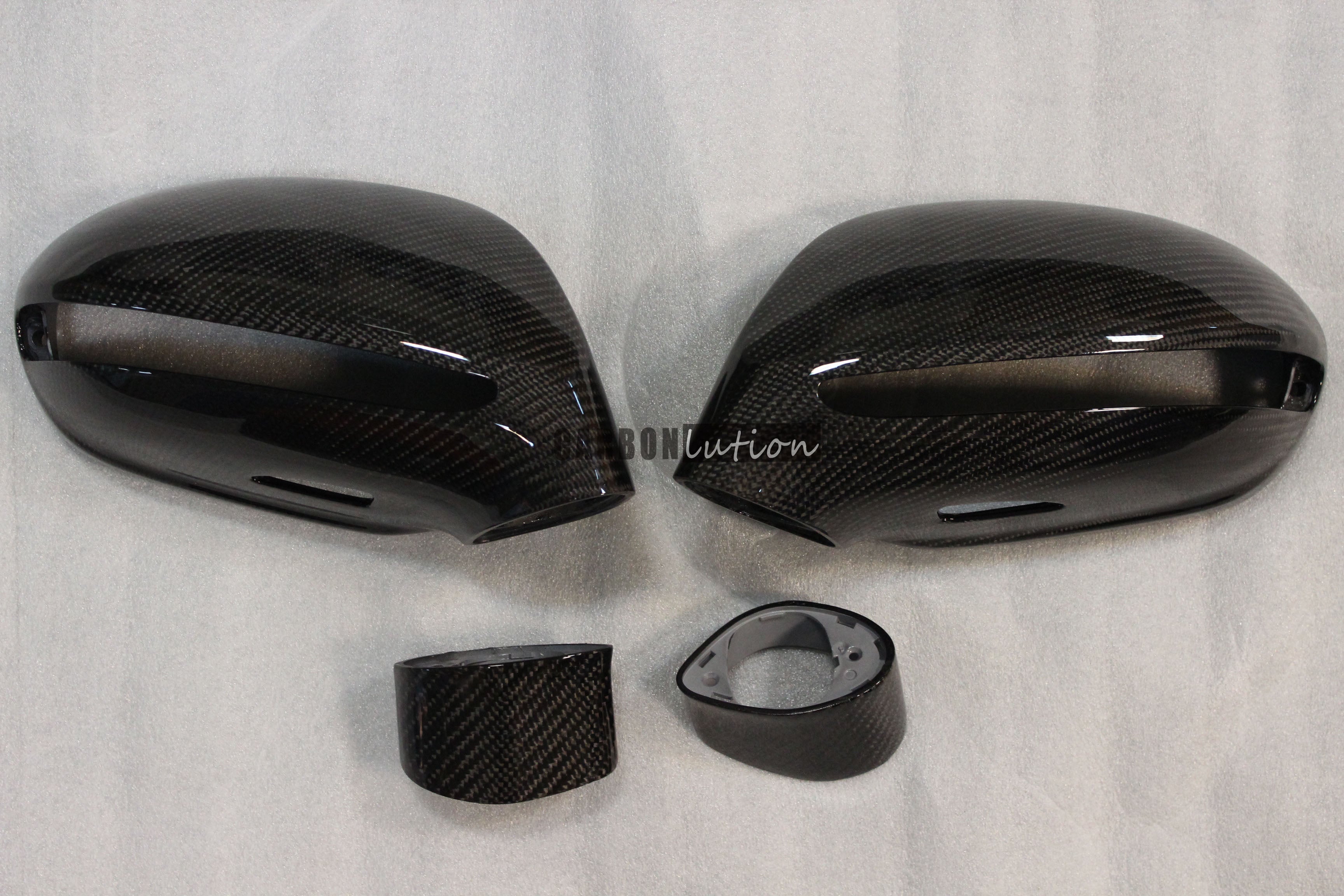 Carbon fiber mirror housing