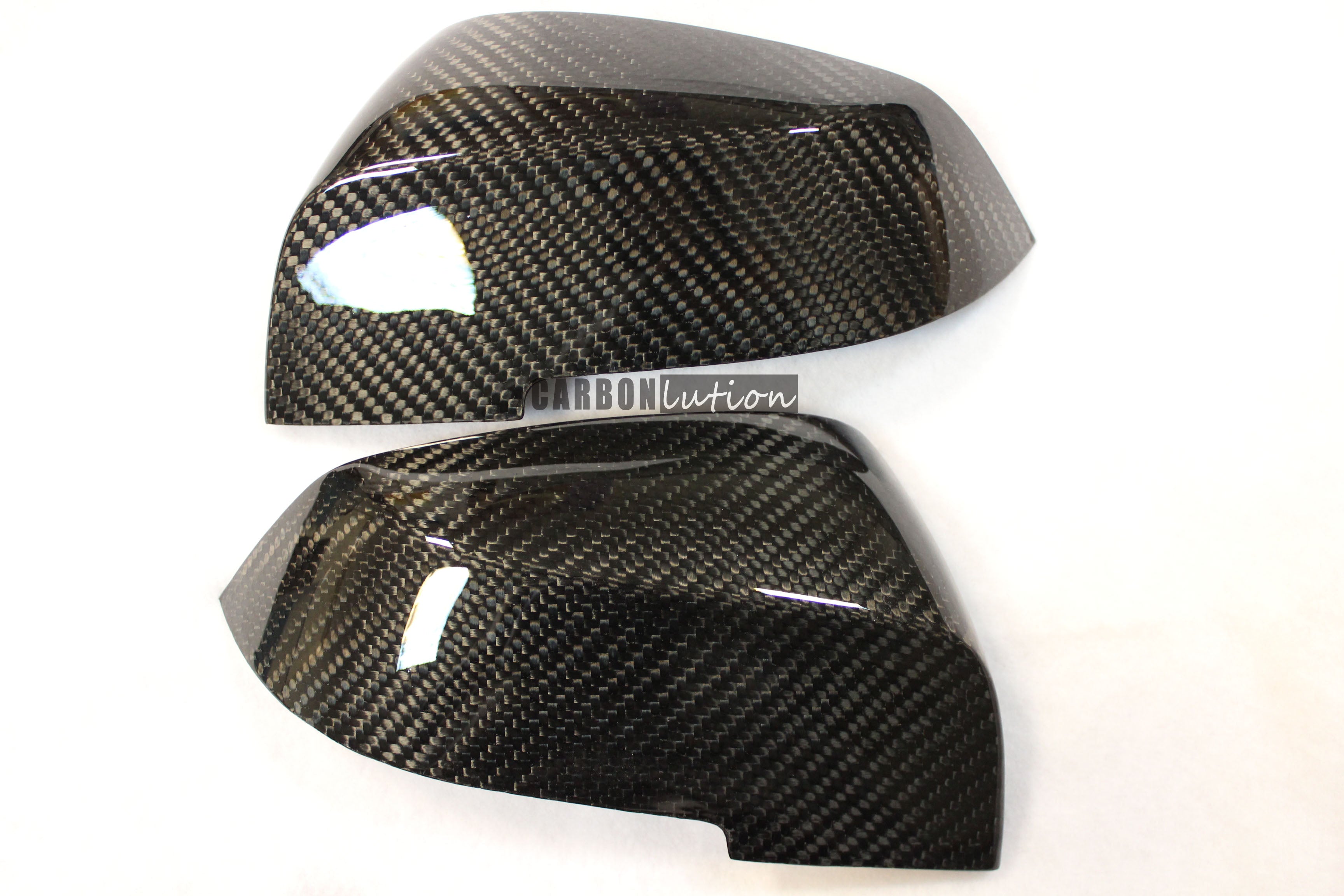 Carbon fiber mirror replacement cap