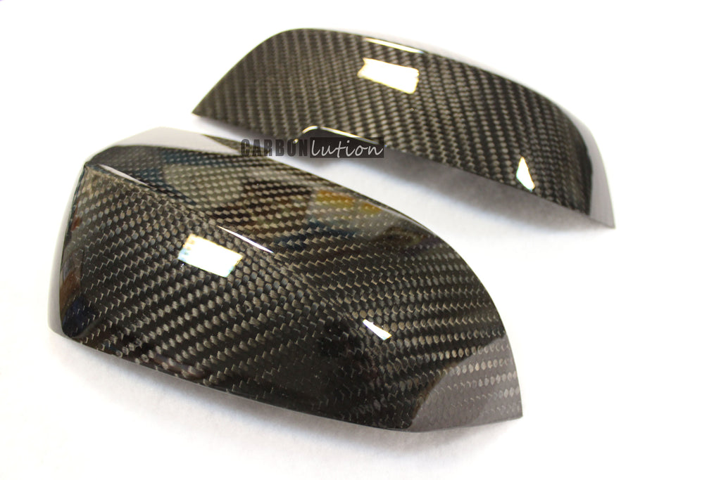 Carbon fiber mirror replacement cap