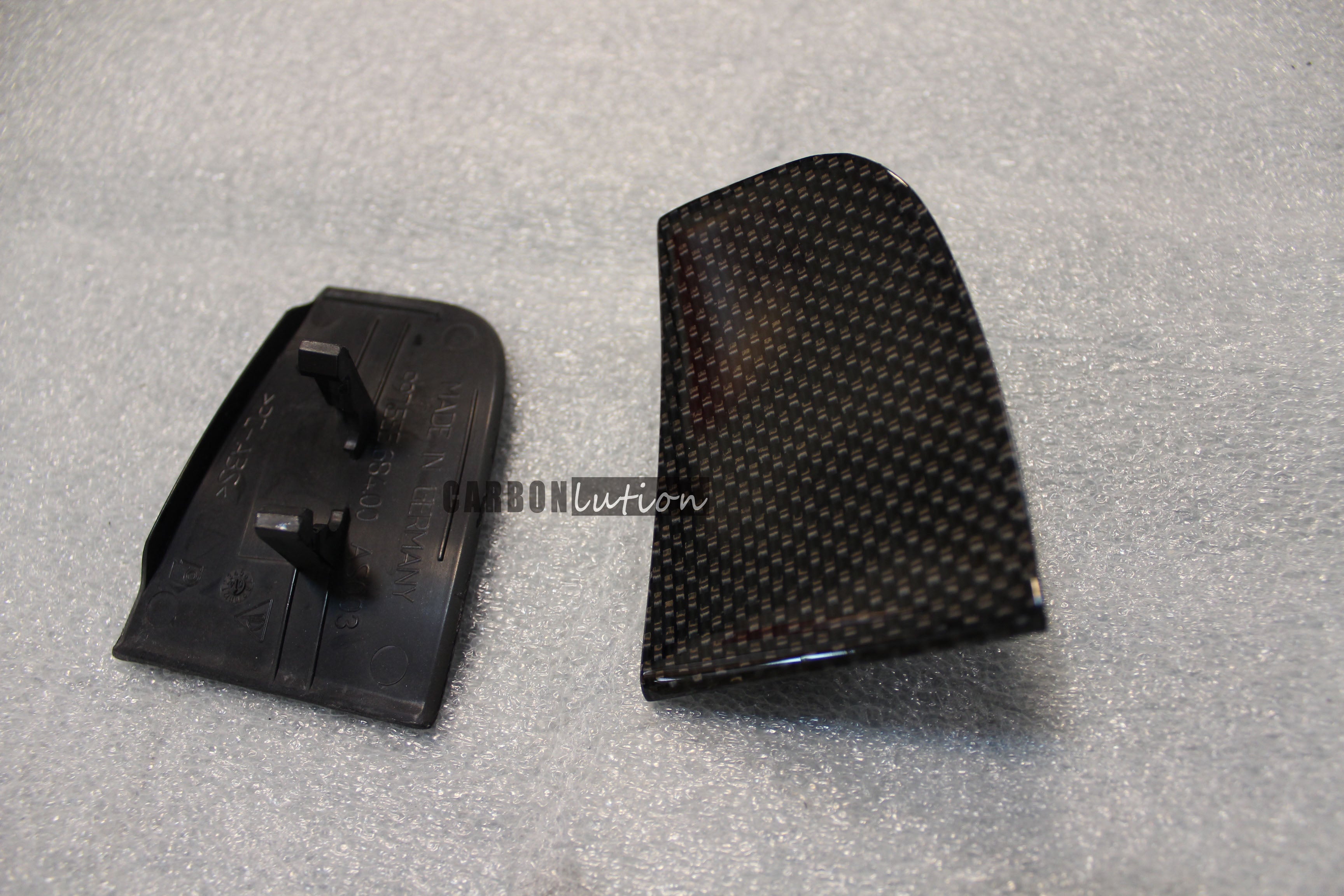Carbon fiber door end caps