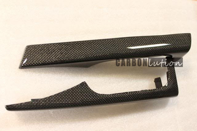 Carbon fiber door handles