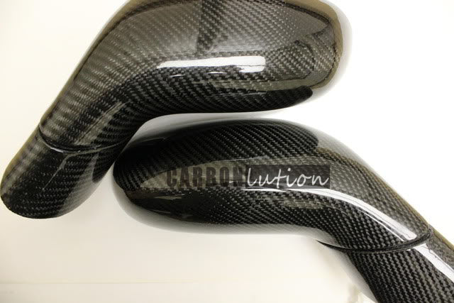 Carbon fiber mirror housing