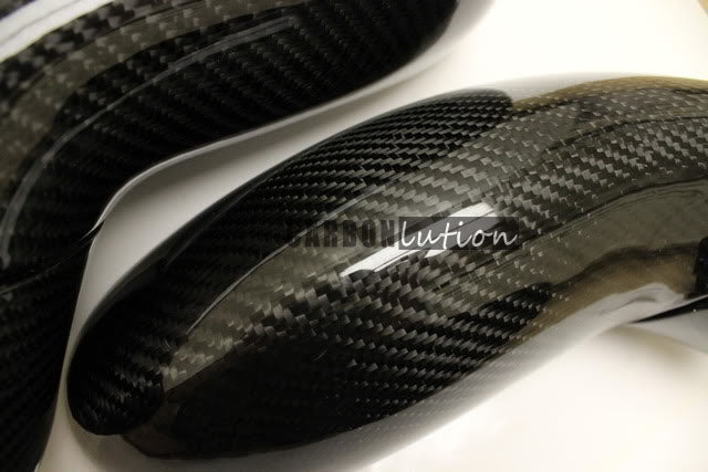 Carbon fiber mirror housing