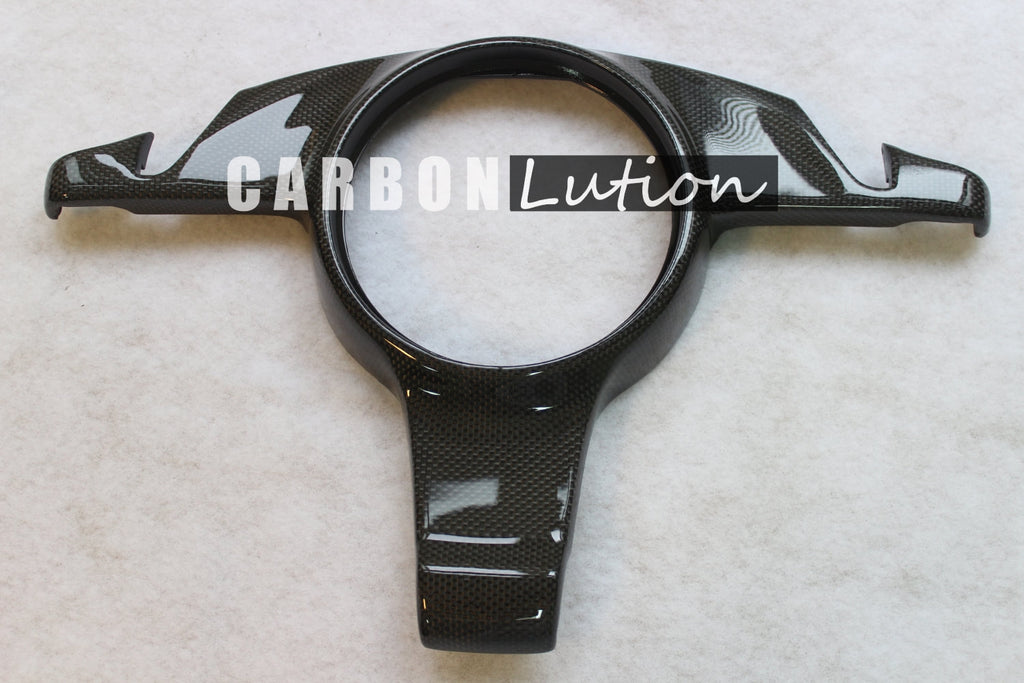 Carbon fiber steering wheel trim (For button PDK shifter)