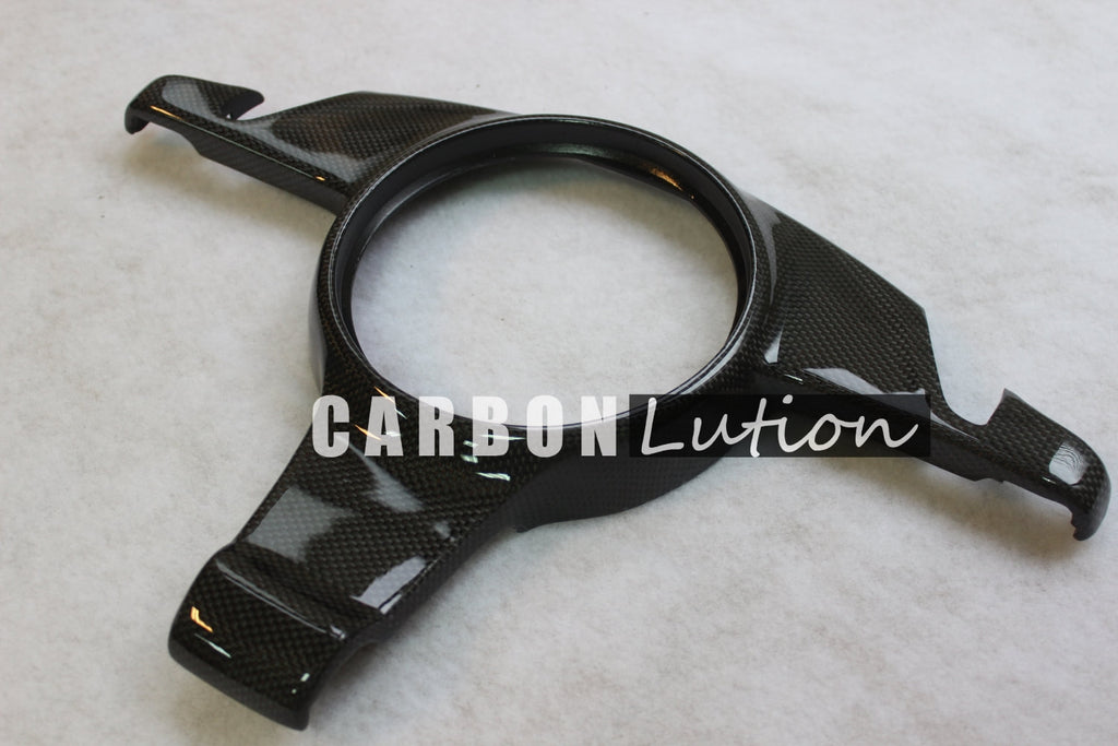 Carbon fiber steering wheel trim (For button PDK shifter)
