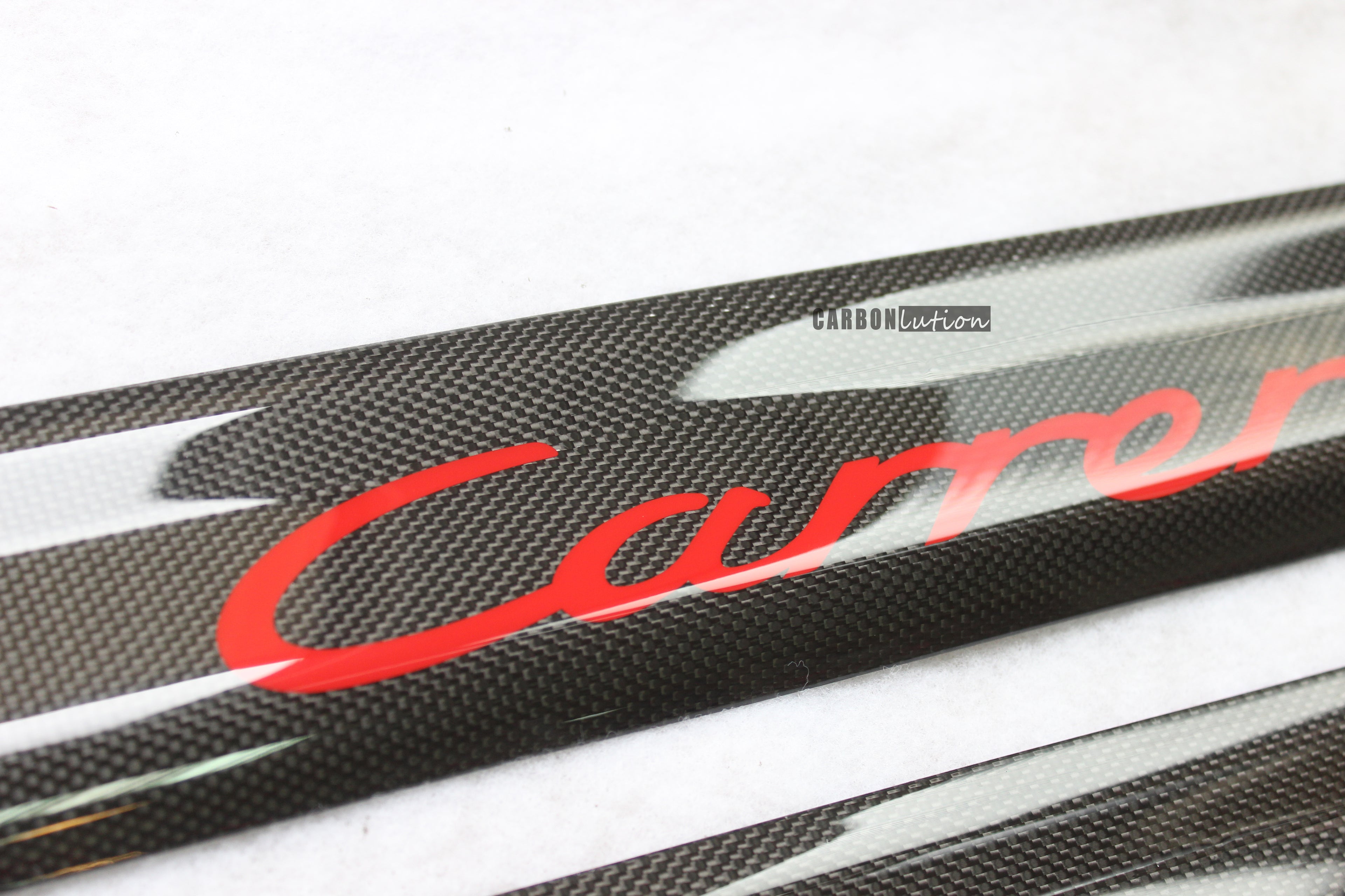 Carbon fiber outer door sills (dry carbon) for Porsche 997