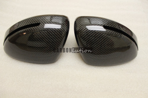 Audi R8 carbon fiber mirror housing